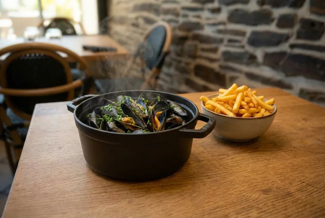 Moules marinière + frites