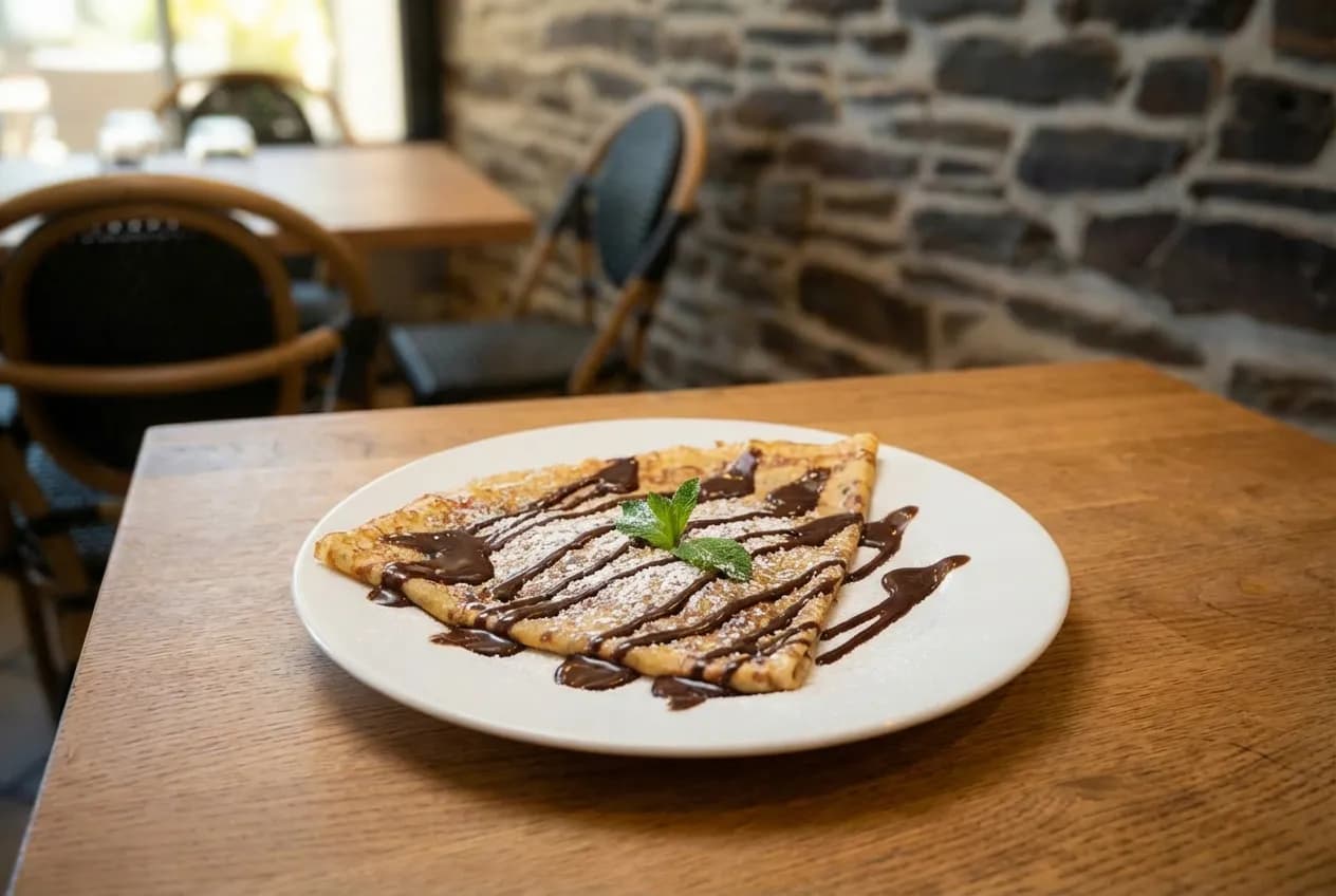 Crêpe chocolat maison